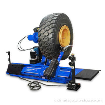 Tire Changer with 2.4/3.0kW Hydraulic Unit Motor, 2,500mm Maximum Wheel Diameter